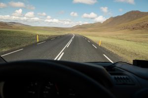 Conduciendo en carretera