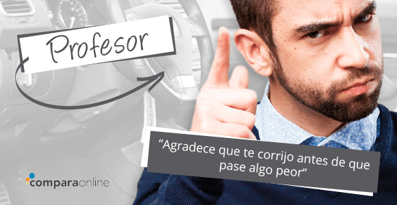 Personalidad al manejar: profesor