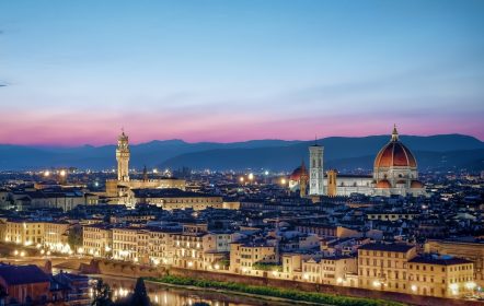 Panorámica de Florencia, Italia