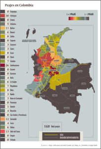 Mapa de Peajes Colombia