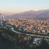 Foto panorámica de Santiago de Chile